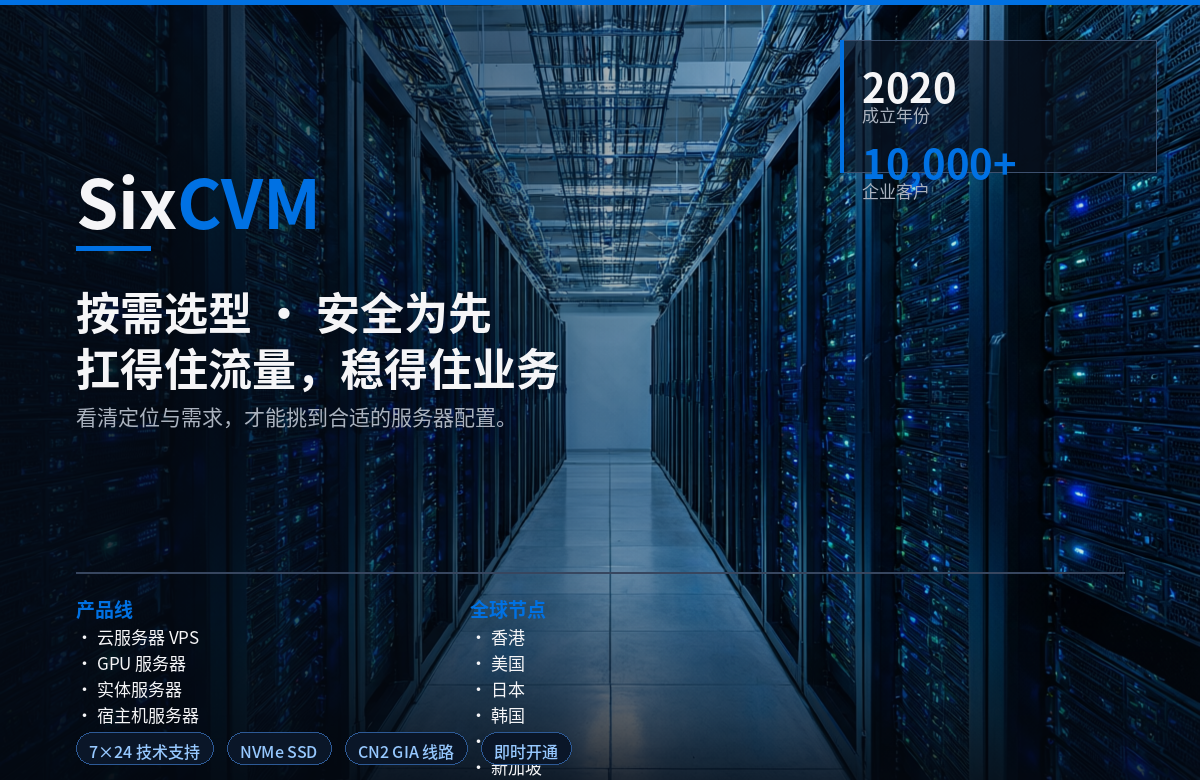 网站服务器怎么选?四个判断,从需求排到兜底